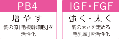 PB4　IGF・FGF